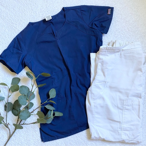 Cherokee Other - Cherokee & Buttersoft | peplum scrub set